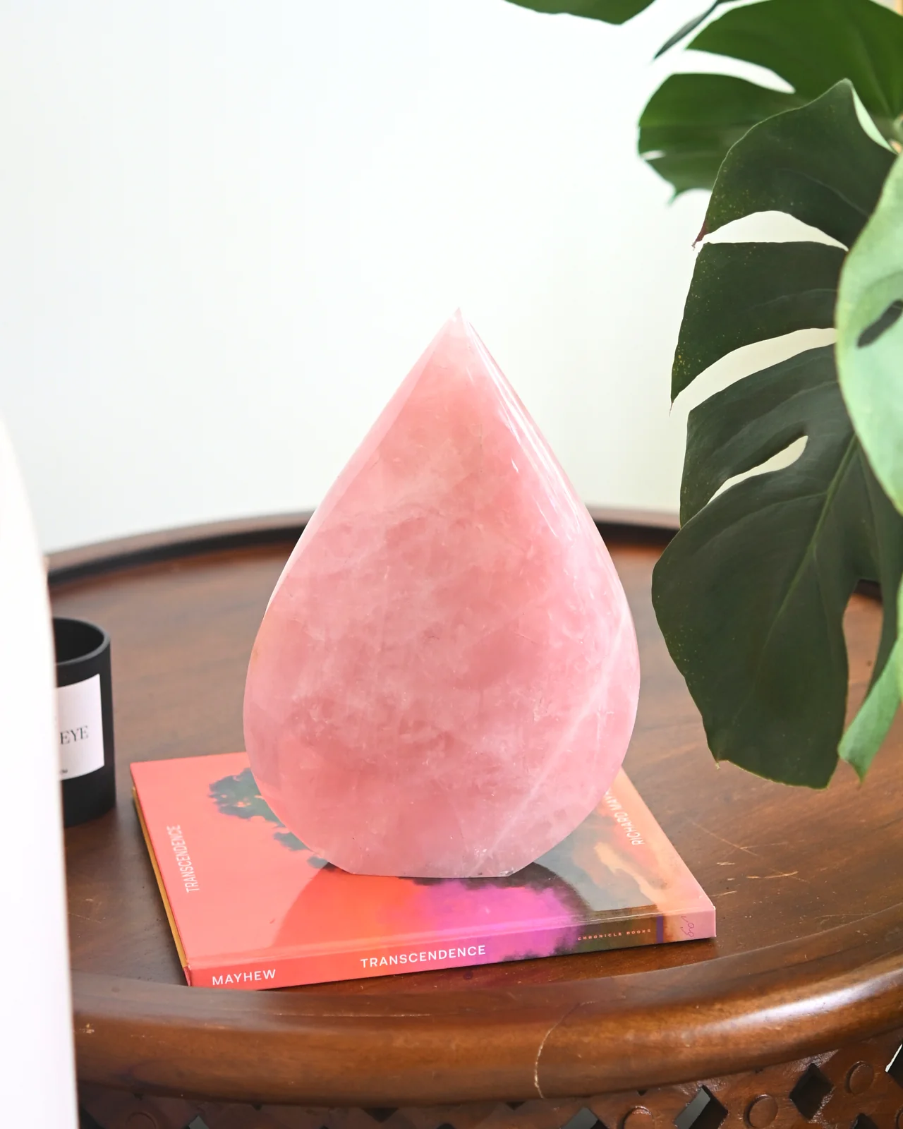 Statement Rose Quartz Flame 11.2lbs - Image 4