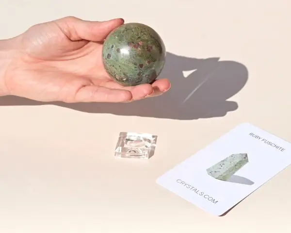 Ruby Fuchsite Sphere - Image 2