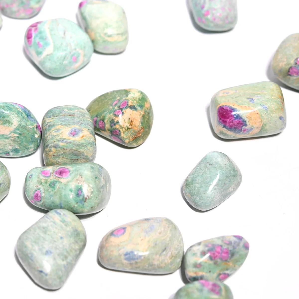 Ruby Fuchsite Tumble Trio - Image 6
