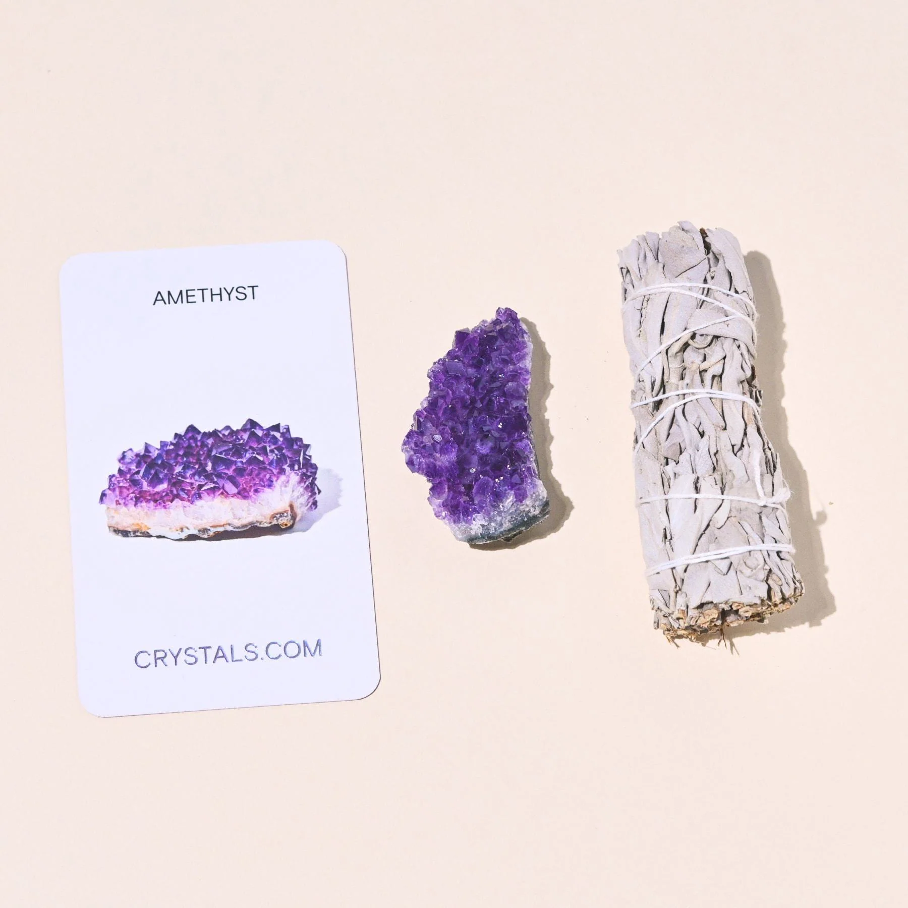 Energy Clearing Set – Amethyst Crystal + Sage - Image 4