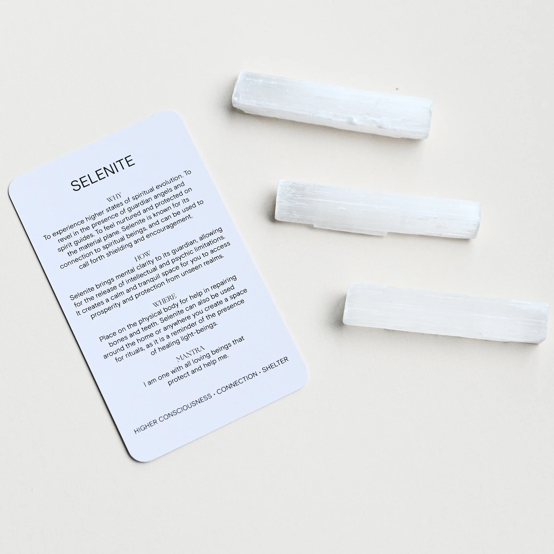 Selenite Cleansing Wand - Image 6