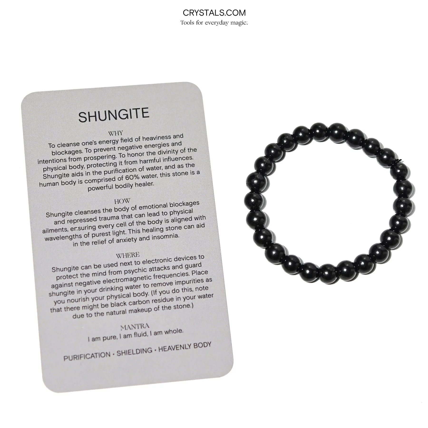 Shungite Bracelet - EMF Protect - Image 4