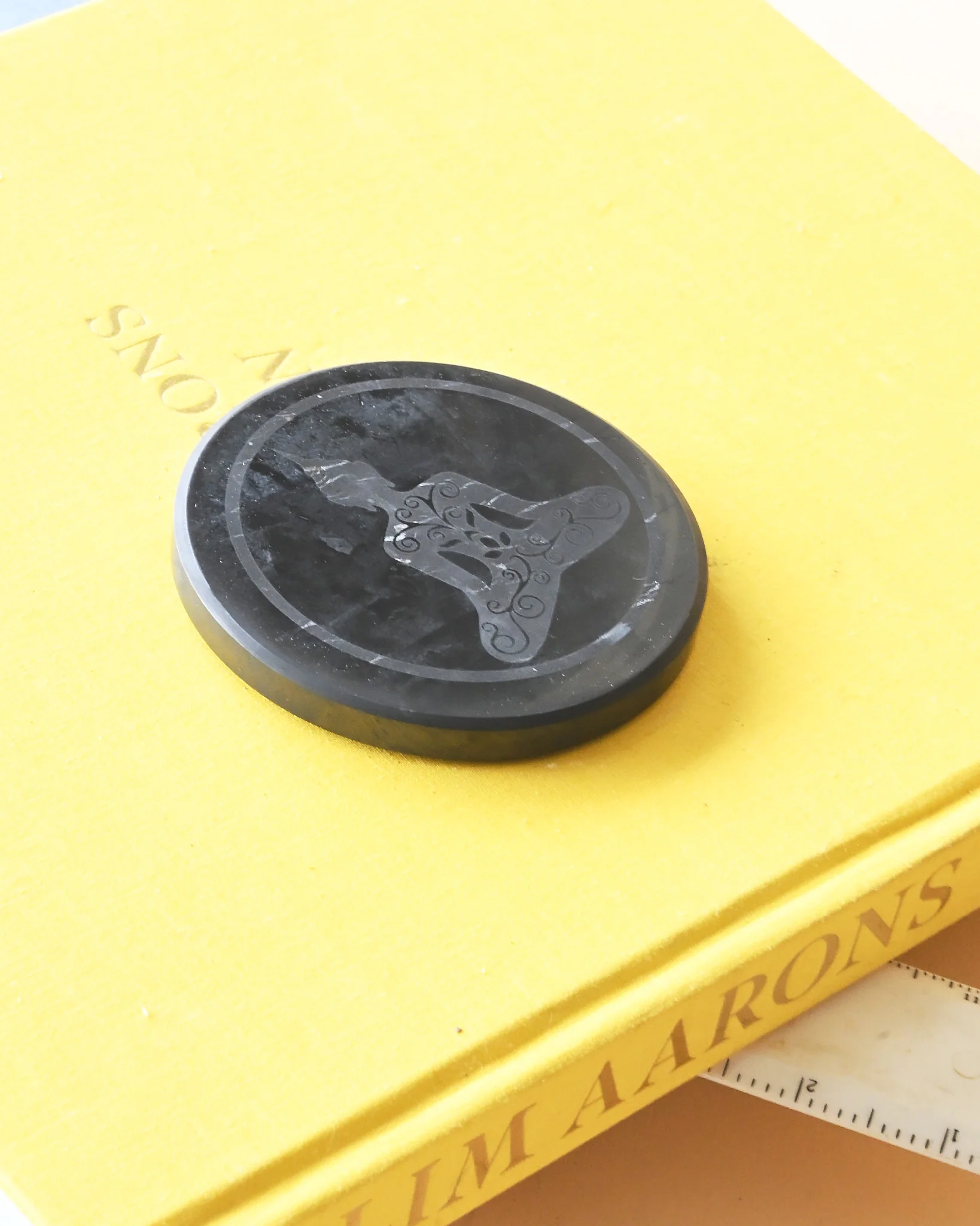 Shungite Buddha Engraved Tile - Image 6