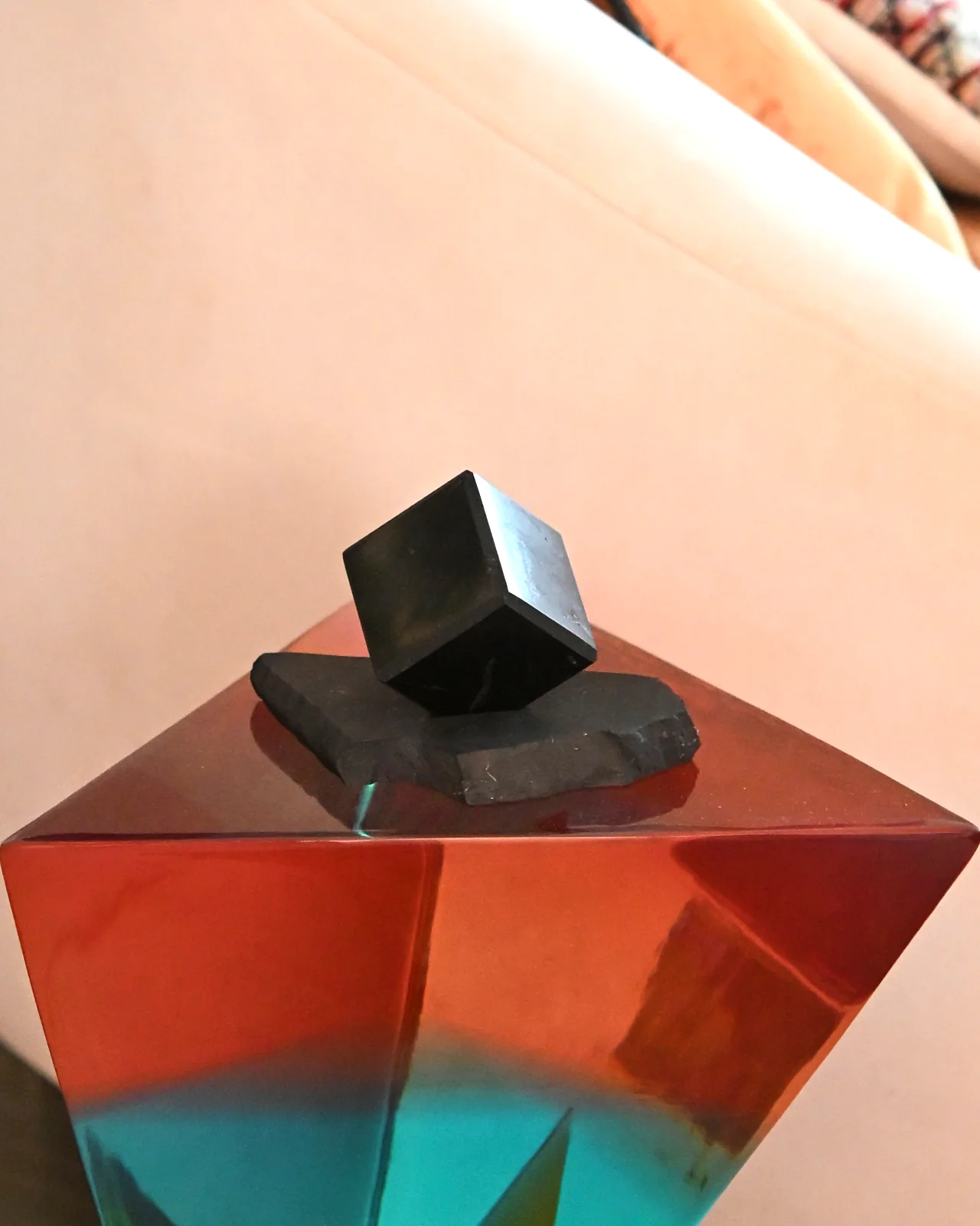 Shungite Cube on Base - Image 4