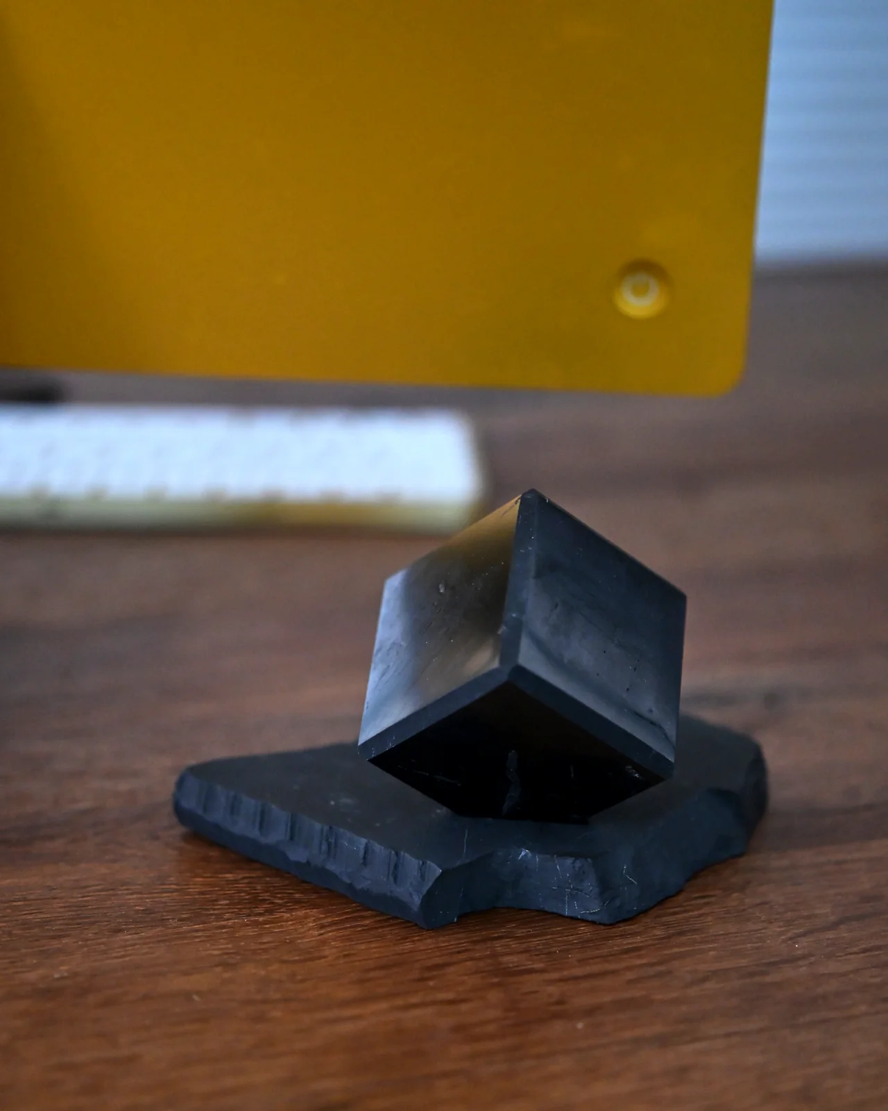 Shungite Cube on Base - Image 5