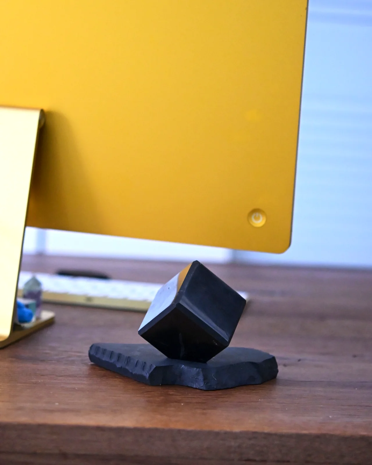 Shungite Cube on Base - Image 6