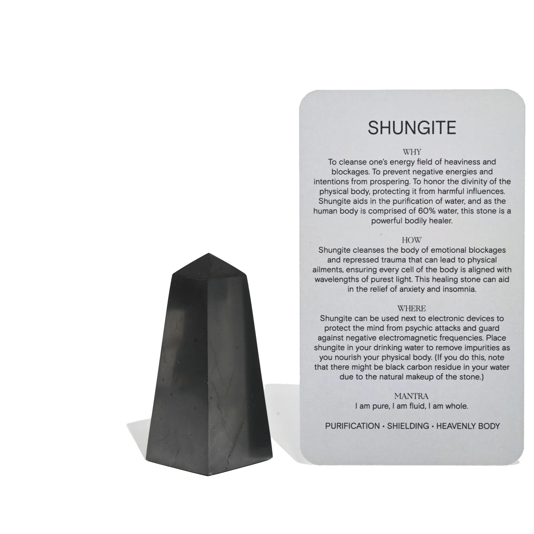 Shungite Obeslisk Tower - Protection - Image 3