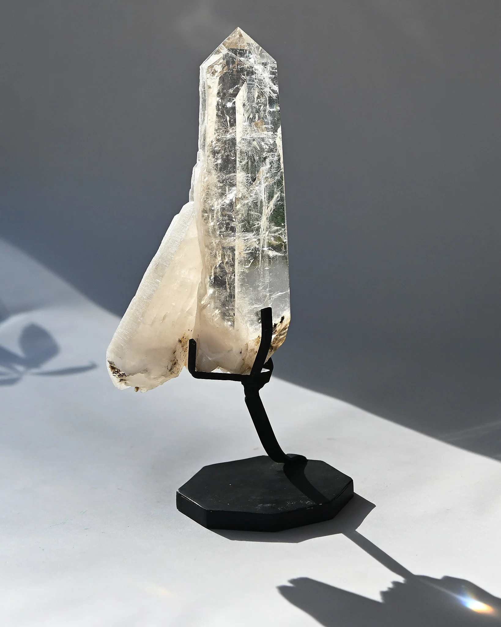 Natural Smoky Quartz Point on Stand 5lb - Image 3