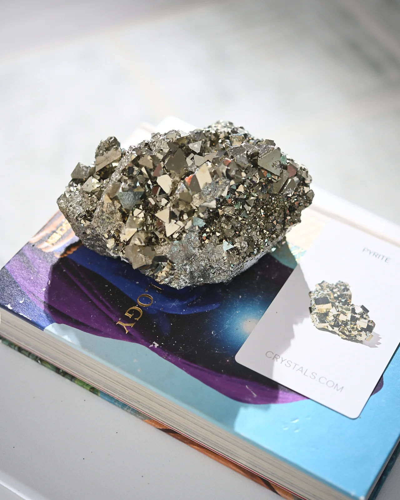 Octahedral Formation Pyrite Cluster 6lbs - Image 9