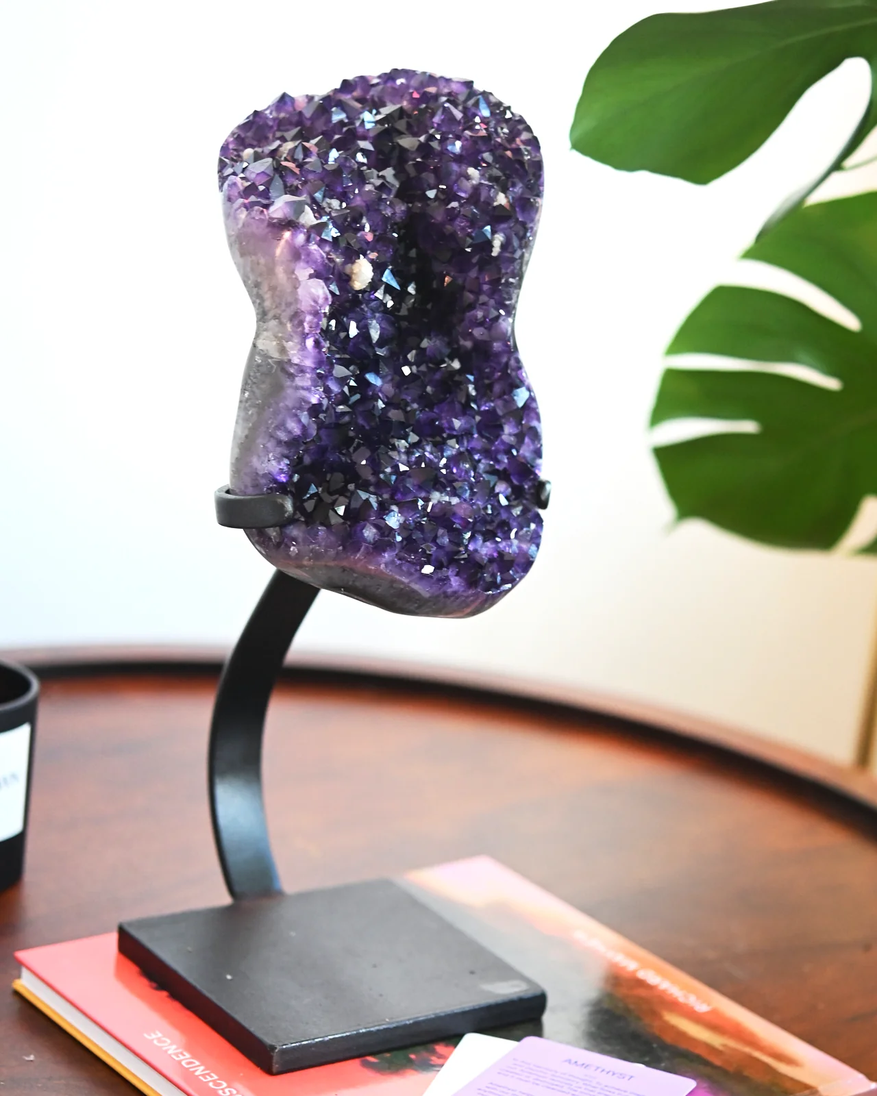 Statement Amethyst Crystal Geode on Stand 11.6bs - Image 3