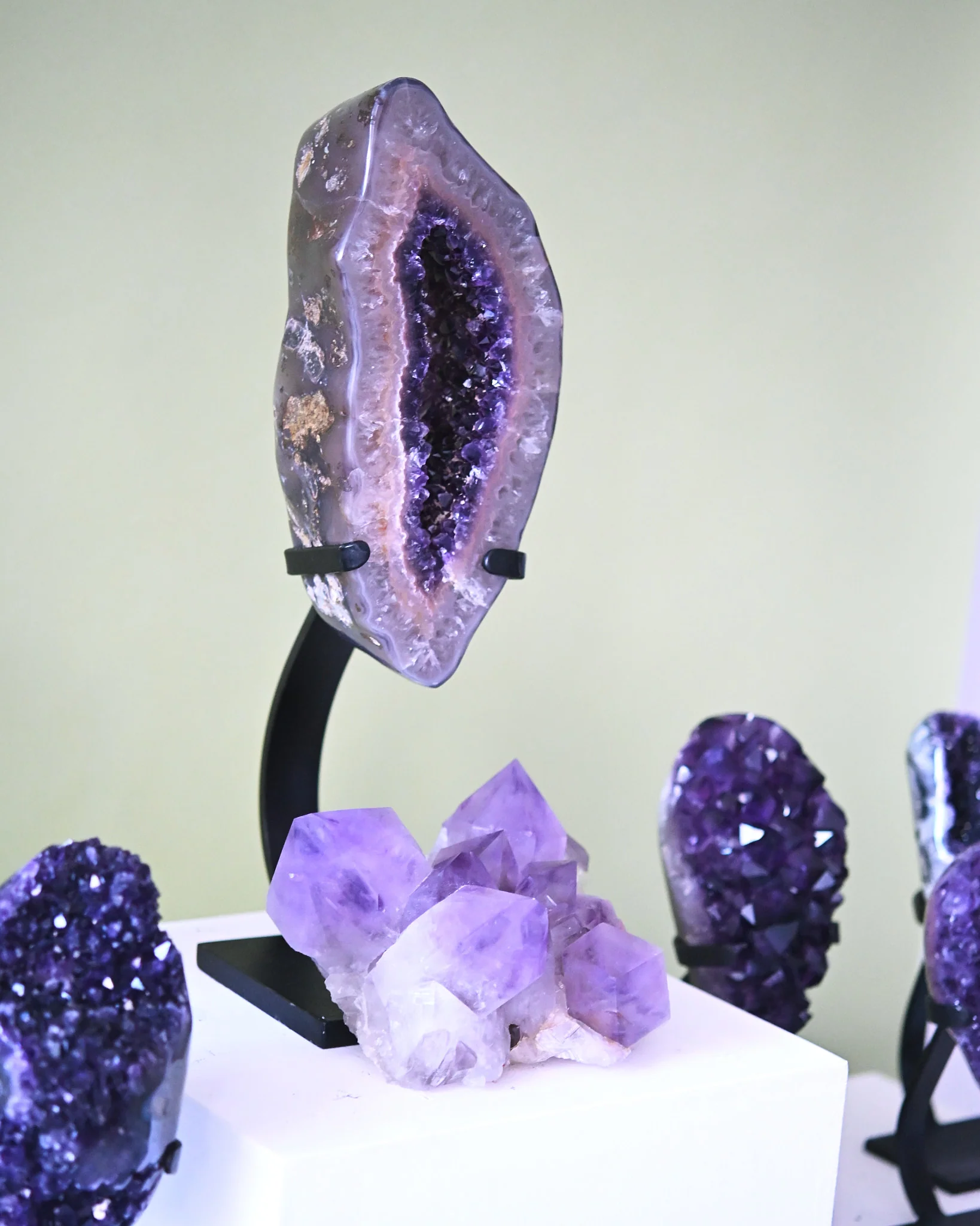 Statement Bolivian Amethyst Cluster 8lb - Image 21