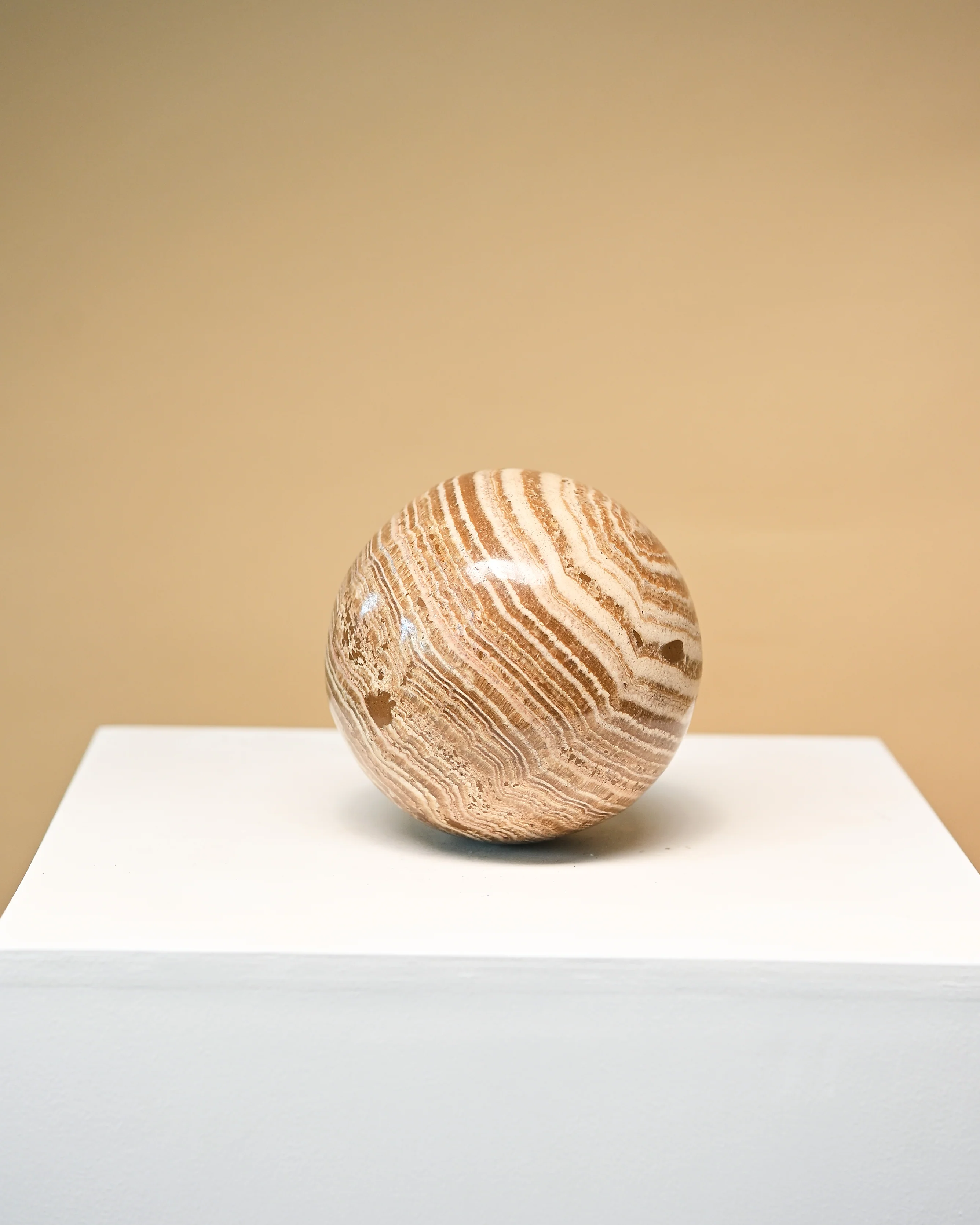 XXL Banded Aragonite Sphere 5.5lbs - Image 9