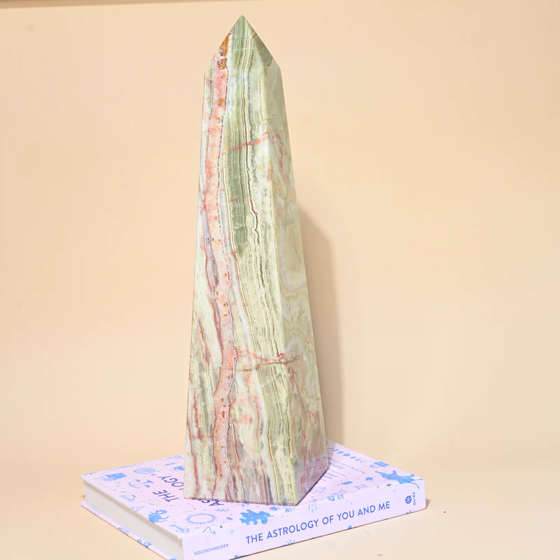 XXL Green Onyx Tower Obelisk 20lbs - Image 4